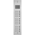 VIMAR - PLACCA STEELY 2F+ AUDIO 12 PULS. ACCIAIO