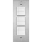 VIMAR - PLACCA STEELY 2F+ PORTANOMI ACCIAIO