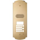 VIMAR - Placca Audio Ottone Satinato 2 Moduli Per Unità Elettroniche Alfanumeriche