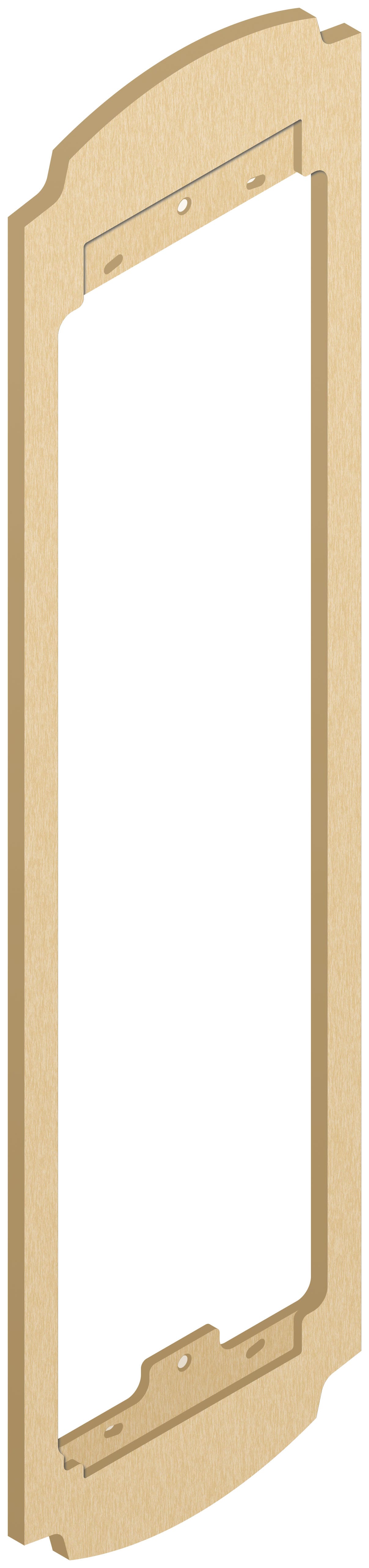 VIMAR - Adattatore per Placca Patavium e Scatola da Incasso 3 Moduli in Ottone