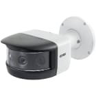 VIMAR - Telecamera IP 8Mpx 180° 20m IR, 4 obiettivi 3,6mm, filtro IR, slot SD 256GB, WDR, 3DNR, PoE, IP67/IK10, staffa parete, 289x160x138 mm, 2100 g.