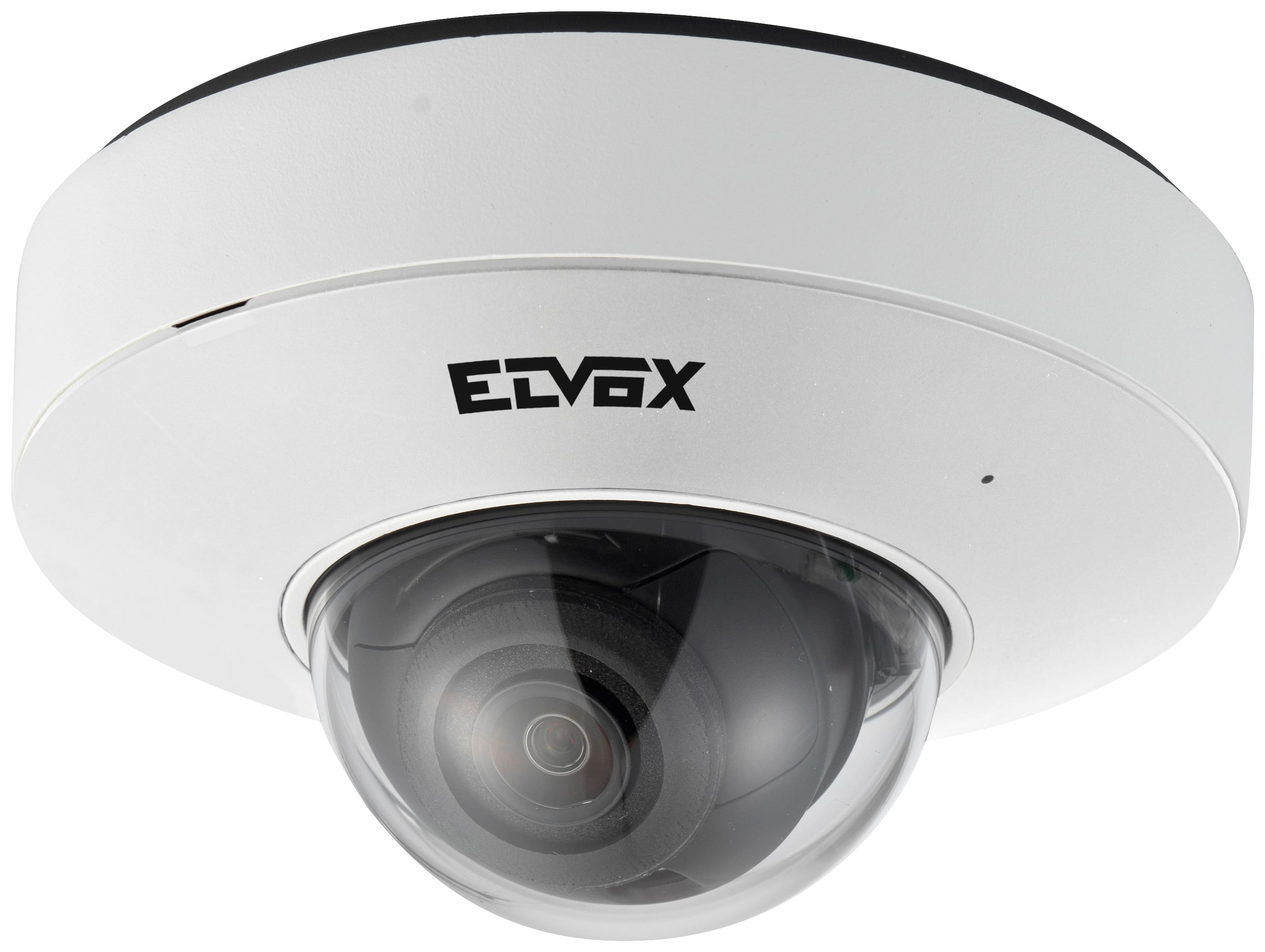 VIMAR - Telecamera Mini Dome IP 6 Mpx, obiettivo 2,8 mm, IR 20 m, PoE/12 Vdc, microfono, IP67, IK10, H.265+, rilevazione target, dimensioni ø110x62 mm, peso 424 g.
