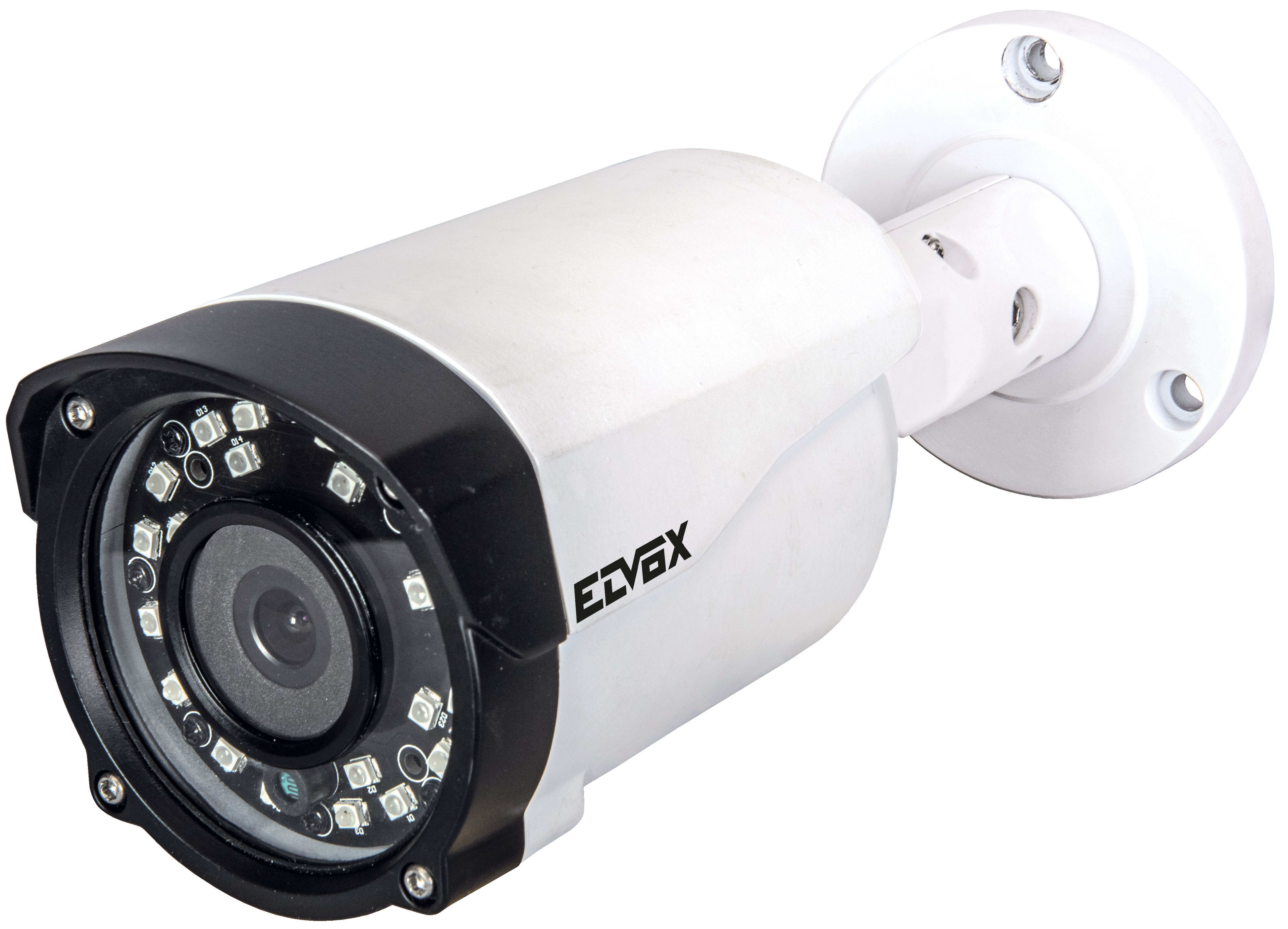 VIMAR - Telecamera Bullet AHD 5MPX 3,6mm Day & Night IP66 0 Lux 15m Smart-IR 2DNR AGC D-WDR 12VDC 400mA Staffa Protetta 167x84x70mm 490g