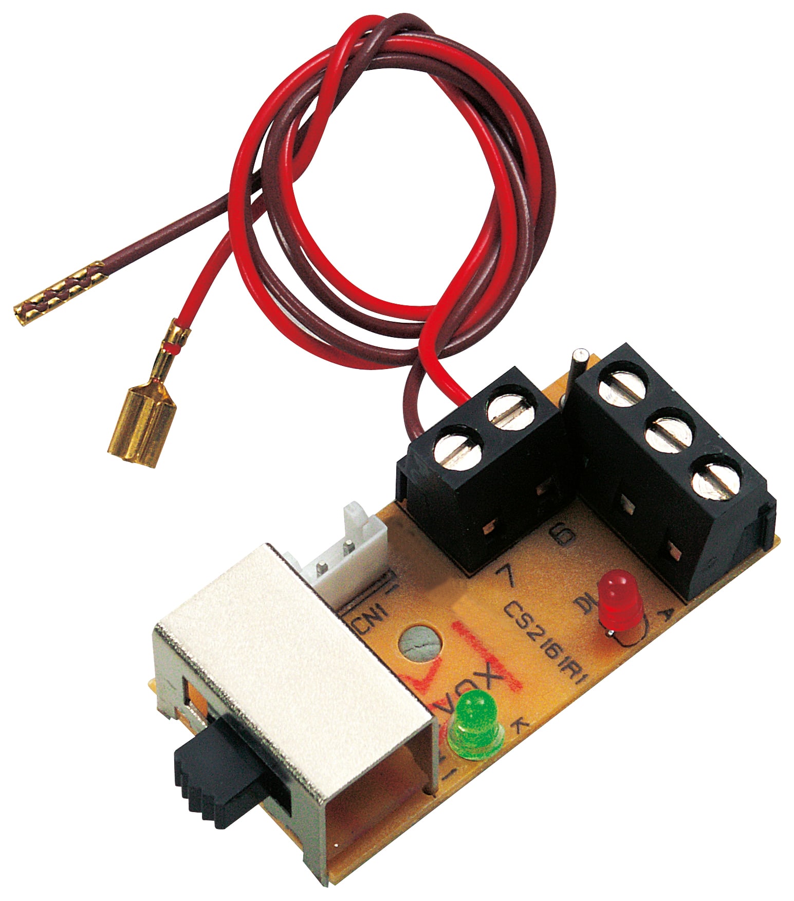 VIMAR - Modulo regolazione volume e commutatore a 4 posizioni per citofoni Petrarca con tecnologia Due Fili, LED rosso e verde per segnalazioni.