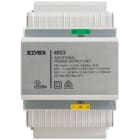 VIMAR - Alimentatore Supplementare per Videocitofonia Due Fili con Uscita 28 Vd.C. 230V~ 50/60 Hz 15 Va su Guida Din 4 Moduli 17,5 Mm