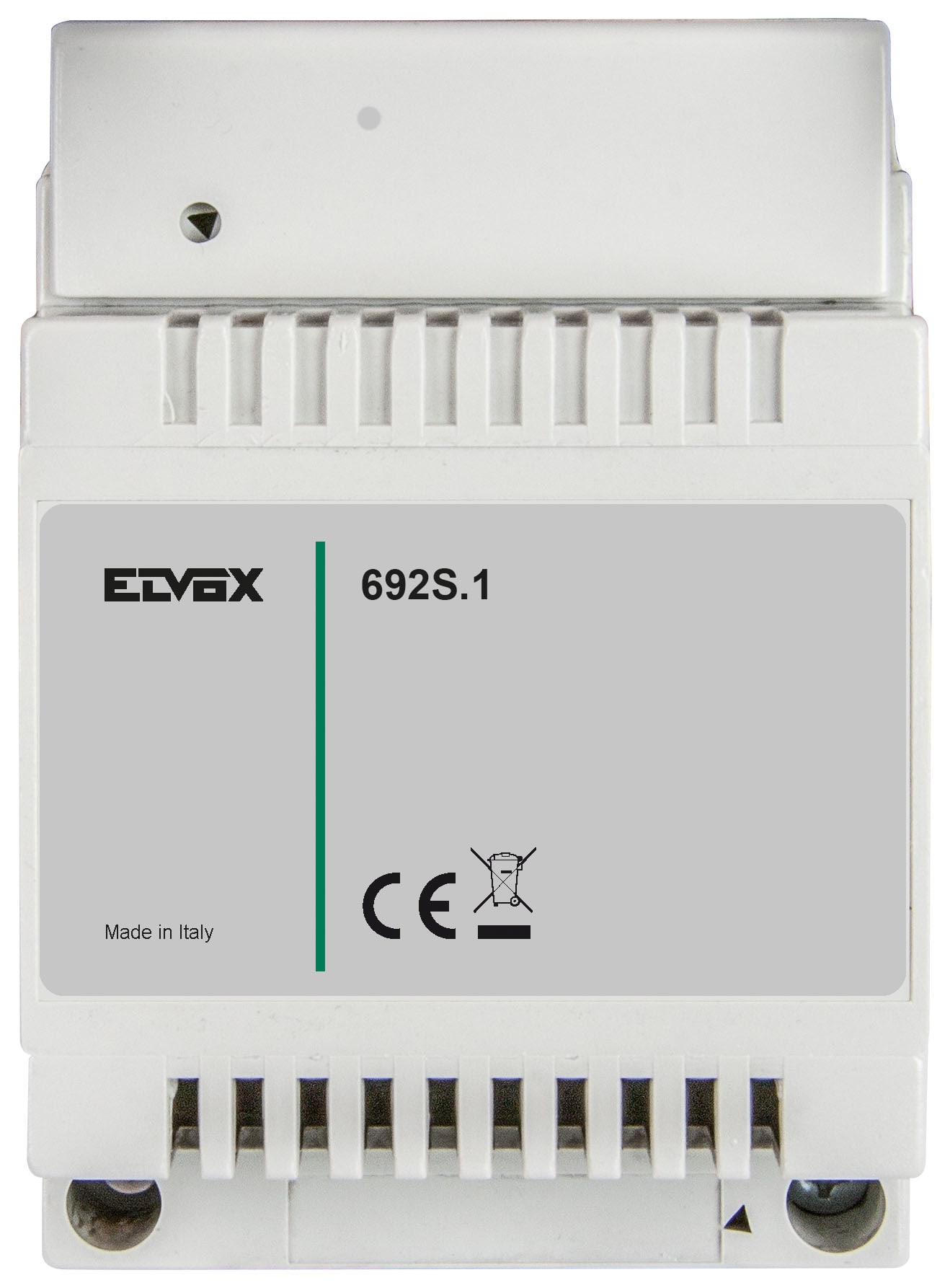 VIMAR - Separatore per impianti due fili plus per suddivisione aree di conversazione, installazione su guida DIN, occupa 4 moduli da 17,5 mm.