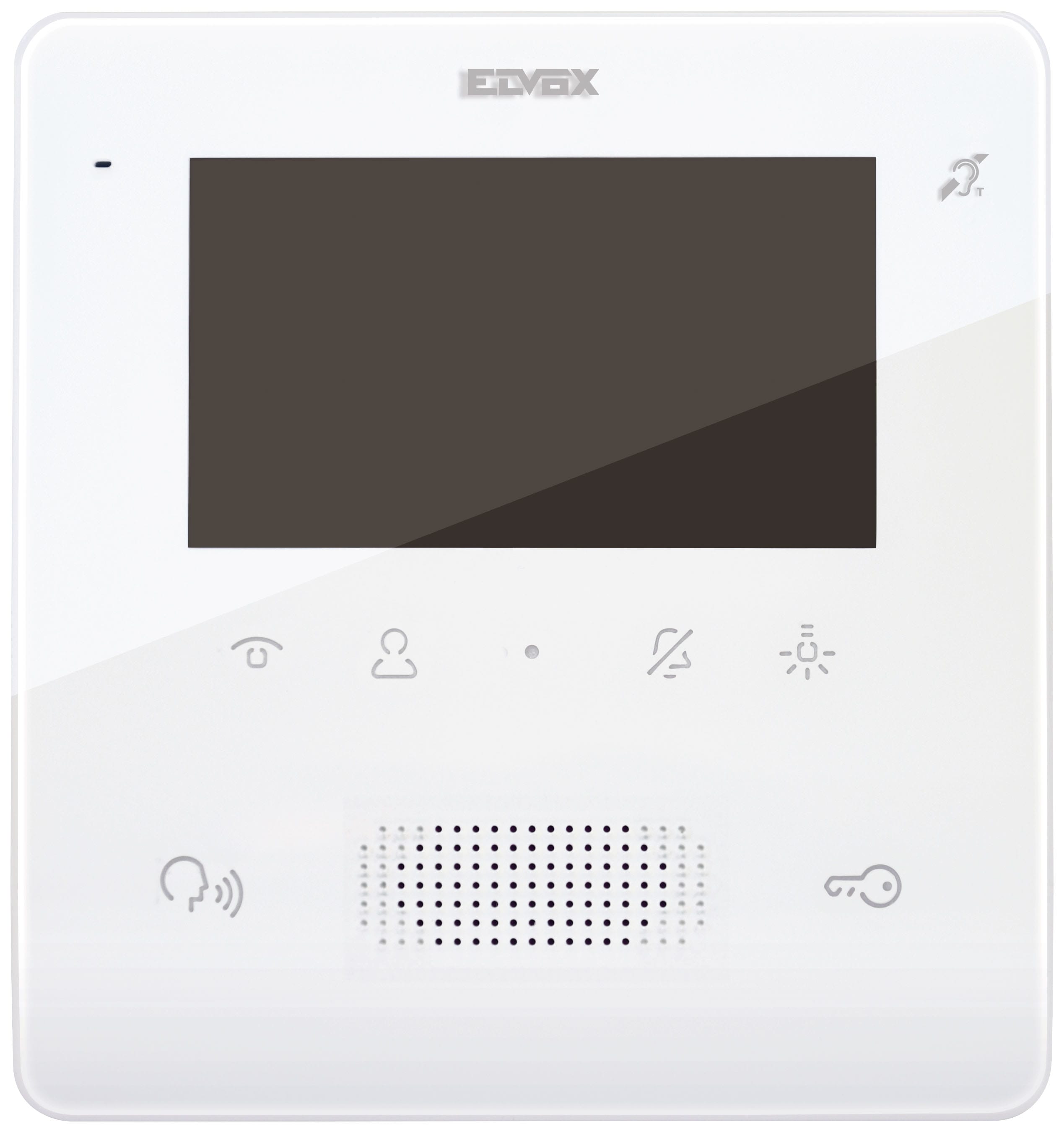 VIMAR - Videocitofono Tab Free 4,3 pollici vivavoce bianco, display LCD, tastiera capacitiva, teleloop, staffa per fissaggio su scatola rettangolare o rotonda.
