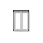 VIMAR - CORNICE PER 4 MODULI 2X2 GRIGIO LUCE