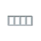 VIMAR - CORNICE PER 8 MODULI 4X2 GRIGIO LUCE