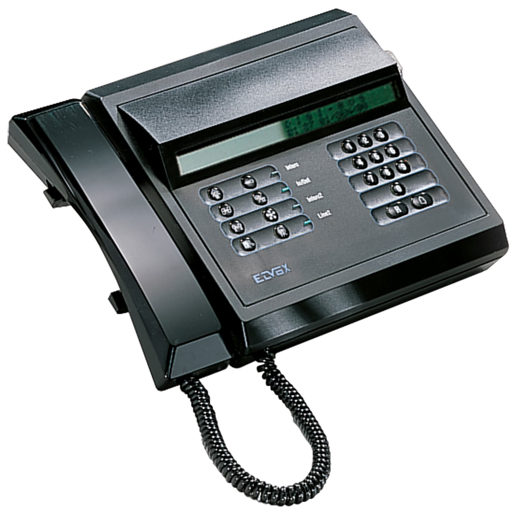 VIMAR - Centralino portineria Digibus, commutazione interno-esterno, codifiche 4-8 cifre, intercomunicazione, display numerico, 20 chiamate, nero.