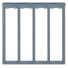 VIMAR - CORNICE PER 4 PLACCHE 3M ALLUMINIO