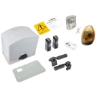 VIMAR - Kit ACTO 600D scorrevoli 24V 600kg per cancelli, include attuatore, lampeggiante LED, radiocomando, fotocellule, selettore, cartello, piastra.