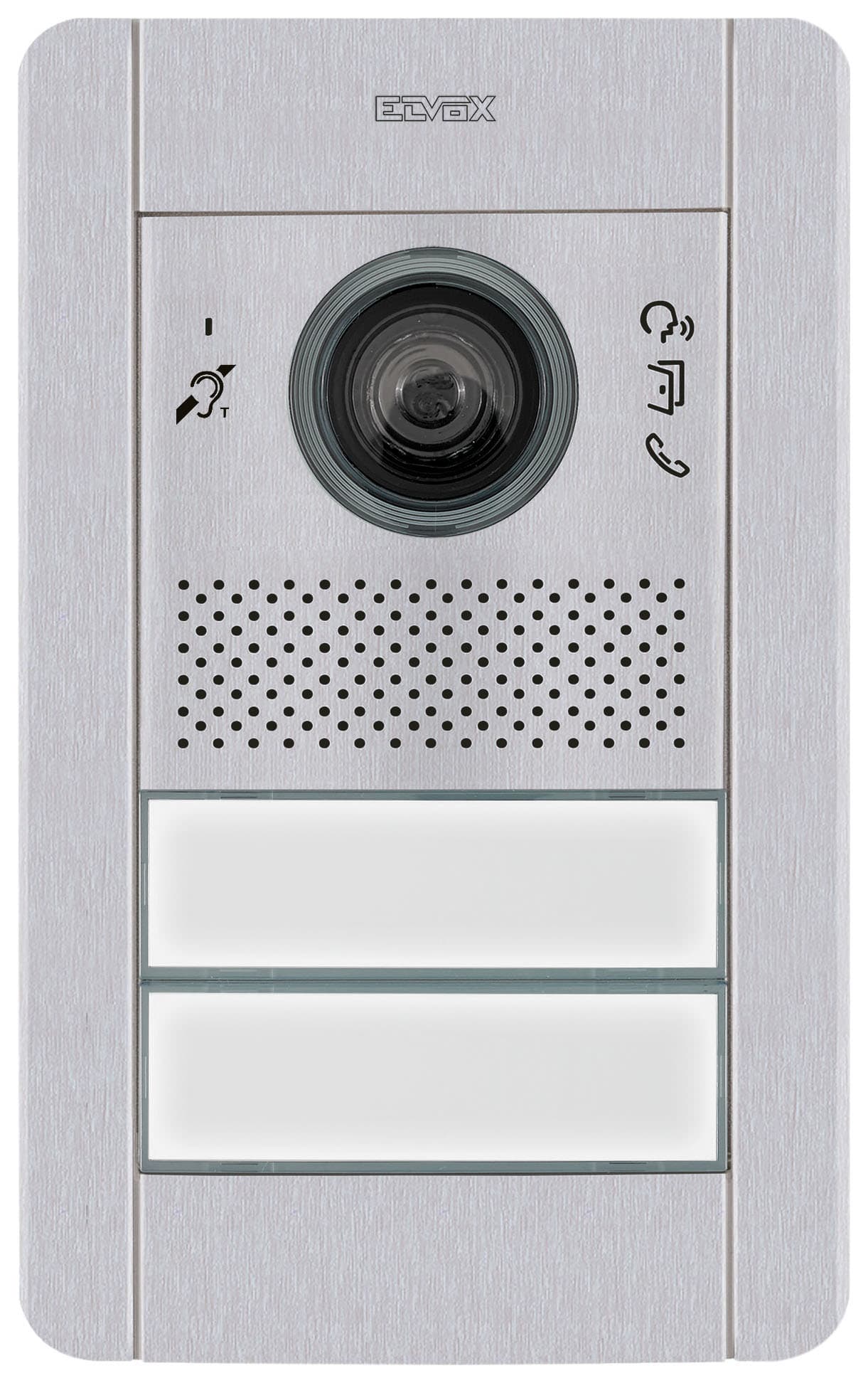 VIMAR - Targa Pixel SIP A/V a due chiamate con kit audio video SIP: unità teleloop grandangolo, modulo frontale, tasti, supporto, cornice, scatola, licenze.
