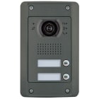 VIMAR - Targa pixel heavy sip a/v a due chiamate, kit audio video sip con unità teleloop grandangolo, modulo frontale, supporto, cornice e licenze.