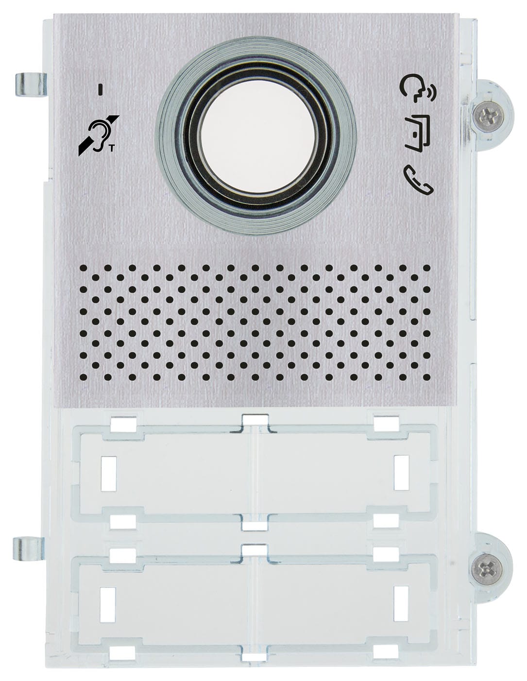 VIMAR - Modulo Frontale Audio/Video Pixel Teleloop Grigio - Ricambio Unità Elettronica Due Fili Plus 41004 Funzione Audiolesi Simbolo Teleloop