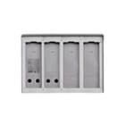 VIMAR - SCATOLA DA PARETE C/CORNICE 4 PLACCHE 2M
