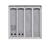 VIMAR - SCATOLA DA PARETE C/CORNICE 4 PLACCHE 3M