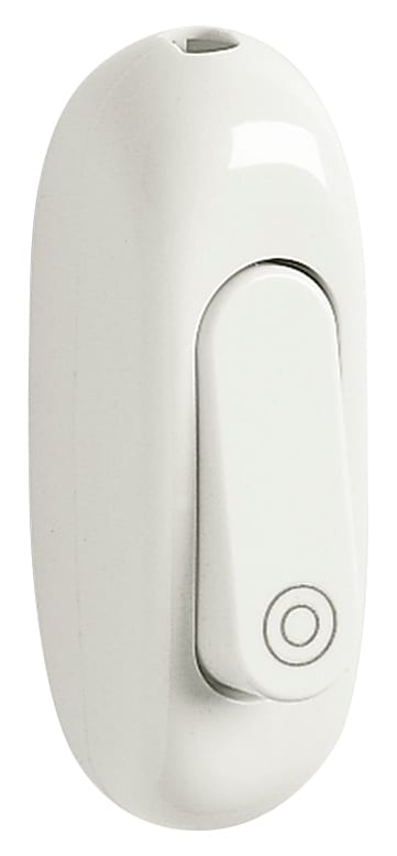 VIMAR - Pulsante Terminale 1P 2[16]A Bianco - 2[16] A 250 V~ Tasto Bilanciere Per Cavo Piatto Bianco