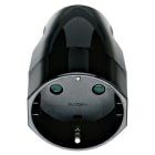 VIMAR - Presa Mobile Sicury 2P+T 16A Tedesco Nero Uscita Cavo