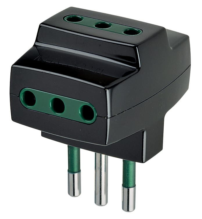 VIMAR - ADATTATORE MULT. S11+3P11 NERO
