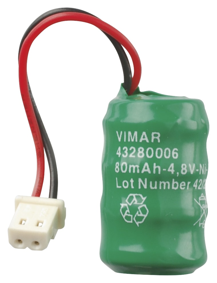 VIMAR - BATTERIA RICARICABILE NI-MH 4,8V 80MAH