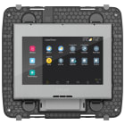 VIMAR - Touch screen domotico IP 4,3 pollici PoE, display a colori capacitivo, supervisore domotico, videocitofono IP, telecamere IP, PoE o 12-30 Vdc.