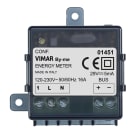 VIMAR - Misuratore di Energia con Sensore di Corrente Integrato - Potenze Rilevabili Fino a 3680 W, Installazione da Incasso