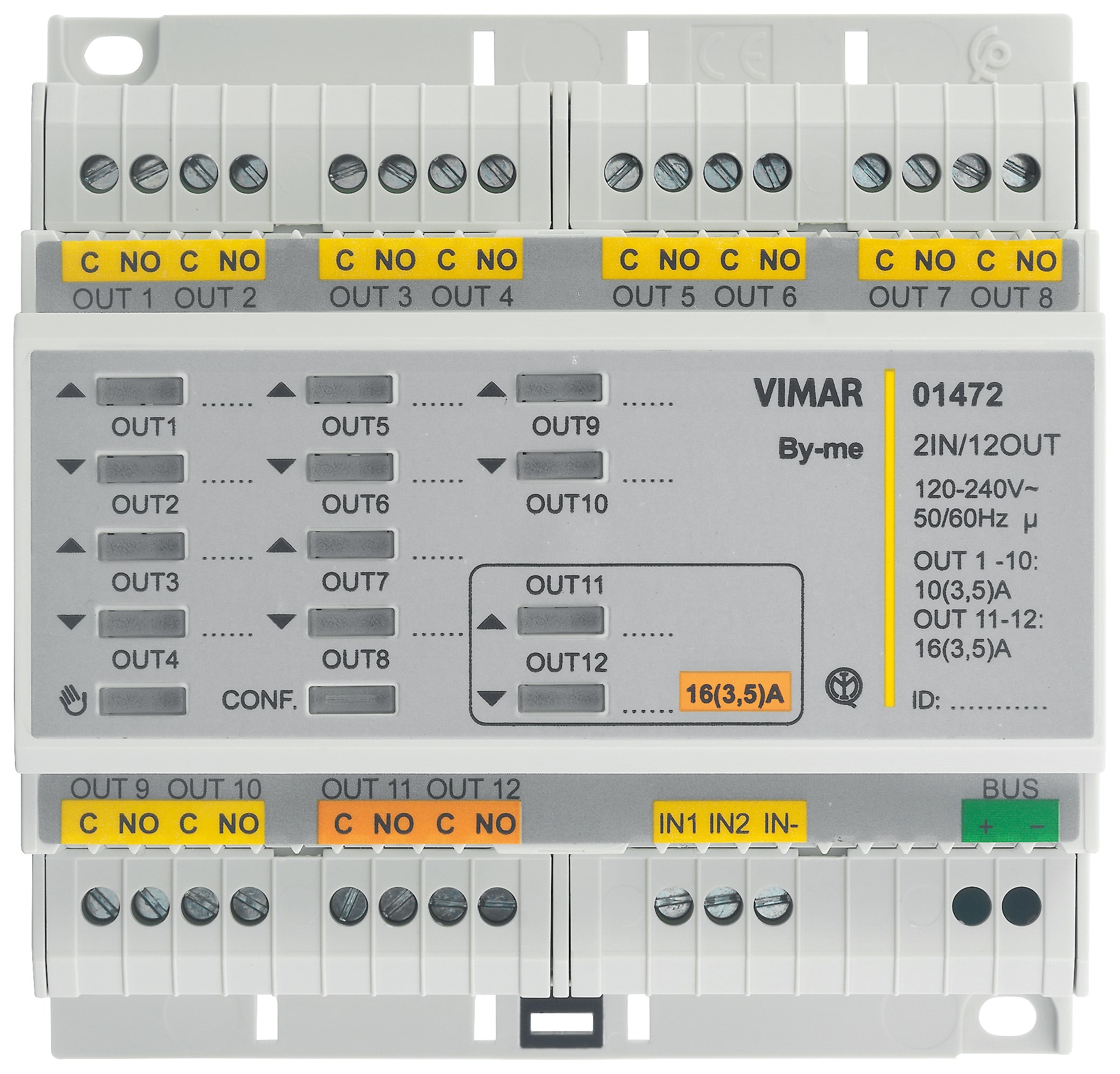 VIMAR - ATTUATORE 12 OUT BY-ME 6M DIN
