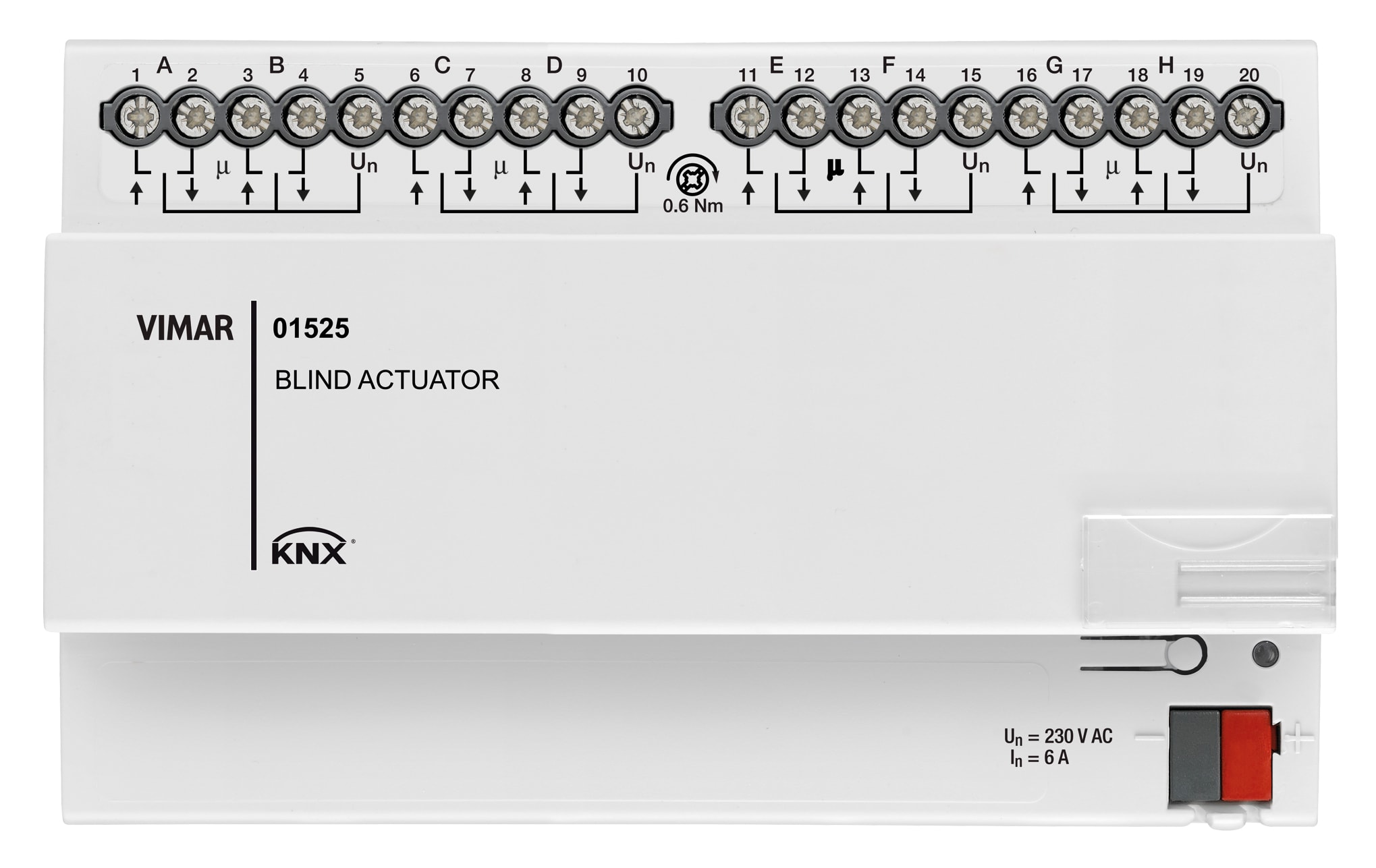 VIMAR - ATTUATORE PER 8 TAPPARELLE KNX