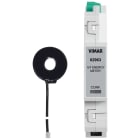VIMAR - Energy meter IoT monofase per consumo e produzione energia, controllo 8 carichi, ingresso sensore, potenze 25W-10kW, Bluetooth 5.0, guida DIN.