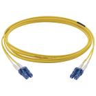 VIMAR - Cordone Fibra Ottica Monomodale 9/125 Os2 Duplex 2M - Lc a Lc, Guaina Lszh