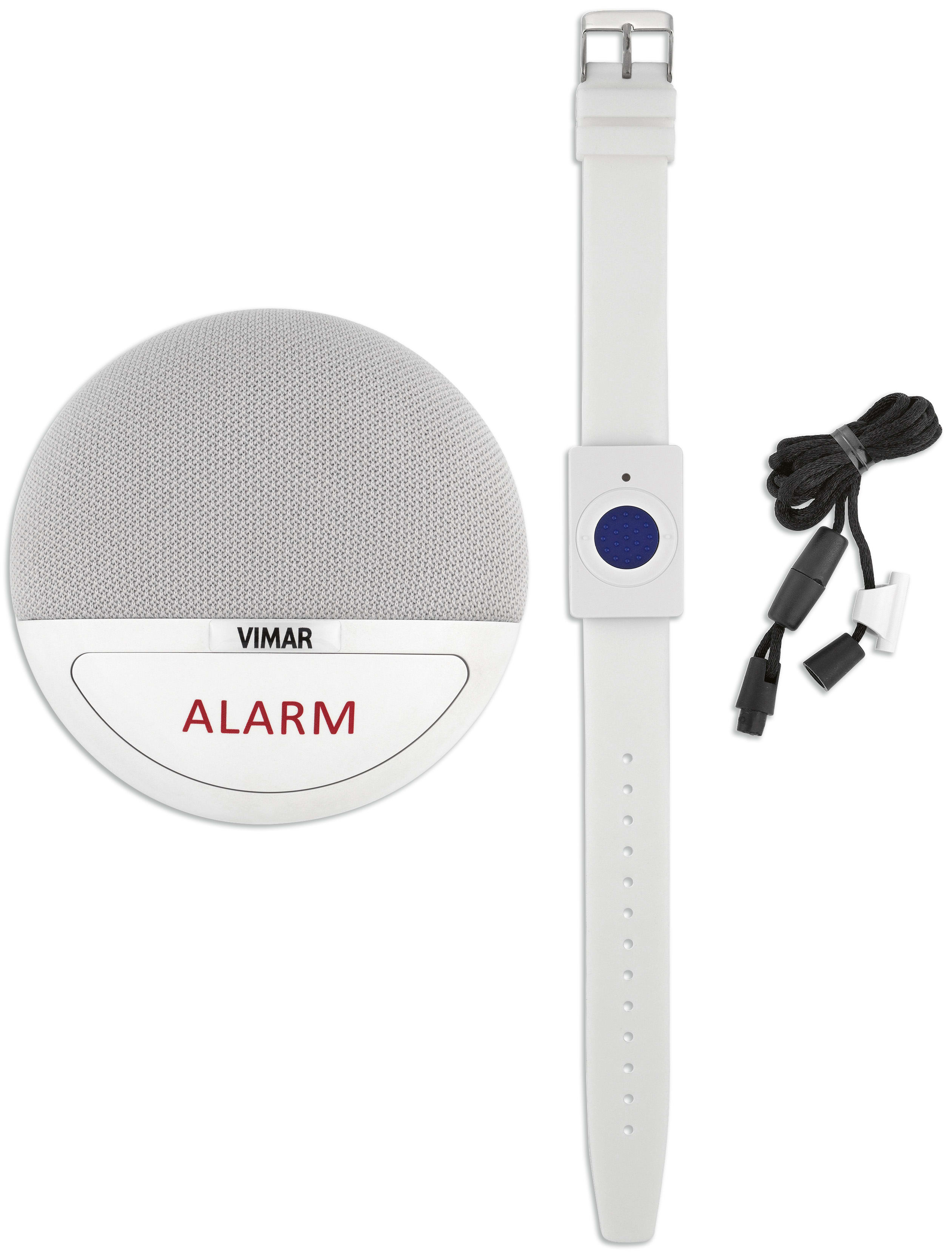 VIMAR - Dispositivo Vivavoce Telesoccorso Rete Cellulare Alarm Bracciale Pendaglio Interfaccia 03895 Chiamate Esterne Automatiche