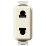 VIMAR - Presa 2P 15A Universale per Spine Standard Euroamericano Ø4,8mm