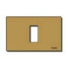 VIMAR - PLACCA 1M ALLUM. SCATTO BRONZO