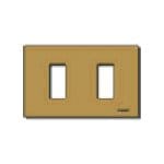 VIMAR - PLACCA 2M ALLUM. SCATTO BRONZO