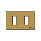 VIMAR - PLACCA 2M ALLUM. SCATTO BRONZO