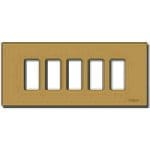 VIMAR - PLACCA 5M ALLUM. SCATTO BRONZO