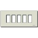 VIMAR - PLACCA 5M ALLUM. SCATTO ORO