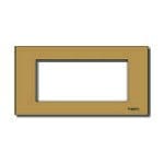 VIMAR - PLACCA 4MSP ALLUM. SCATTO BRONZO