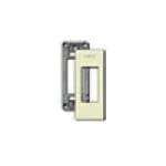 VIMAR - Placca 1 Modulo Avorio Supporto Pannelli Resina Fissaggio Scatto