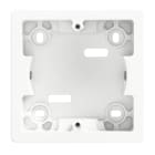 VIMAR - Scatola parete 2M P30mm bianco, quadrata, per 1-2 moduli Plana o 2 moduli Eikon, installazione su superfici isolanti o metalliche a terra.
