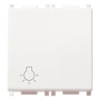 VIMAR - PULSANTE 1P NO 10A LUCE 2M BIANCO