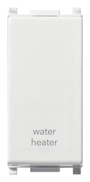 VIMAR - INTERRUTTORE 2P 20AX WATER/HEATER BIANCO
