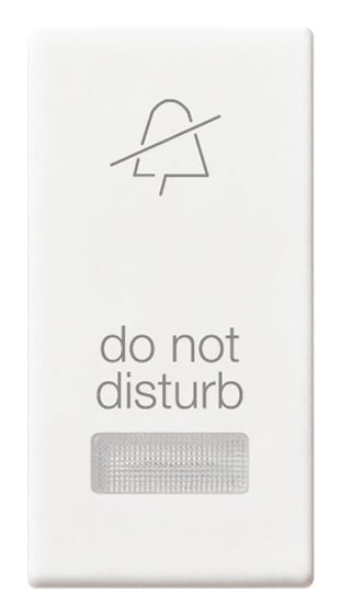 VIMAR - TASTO 1M CON DIFFUSORE SIMB. DND BIANCO