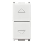 VIMAR - DUE PULSANTI INTERBL.1P NO+NO10A BIANCO