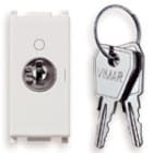 VIMAR - Pulsante 2P 16A con Chiave Unificata Bianco 250V