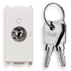 VIMAR - Pulsante 2P 16A con Chiave Bianco 250V