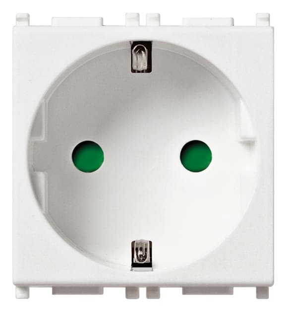 VIMAR - PRESA SICURY 2P+T 16A TEDESCO BIANCO