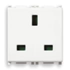 VIMAR - PRESA 2P+T 13A INGLESE BIANCO