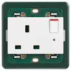 VIMAR - PRESA 2P+T 13A INGLESE INTERR. BIANCO